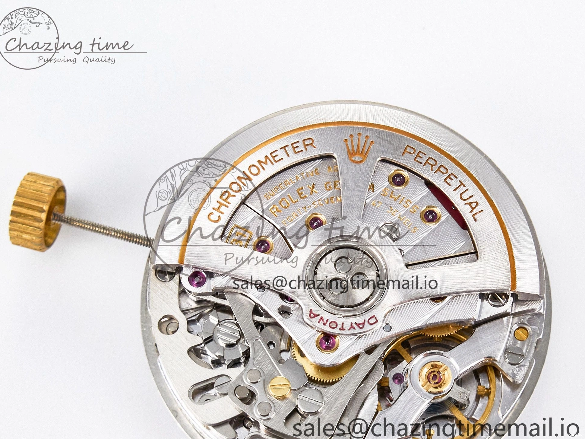 Movement Super (Silver Modded Clone Automatic DD4131 Daytona Color) 28800 Custom VPH 1229